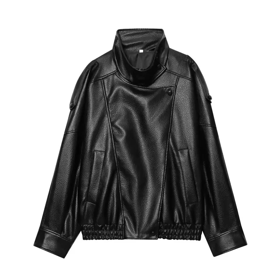 Faux Leather Jacket