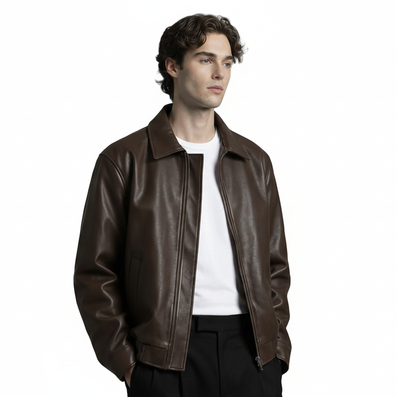 RETRO LEATHER JACKET