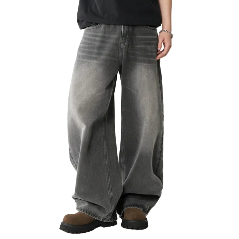 BAGGY FIT JEAN — Grey